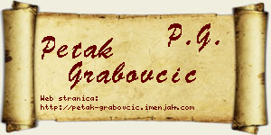 Petak Grabovčić vizit kartica